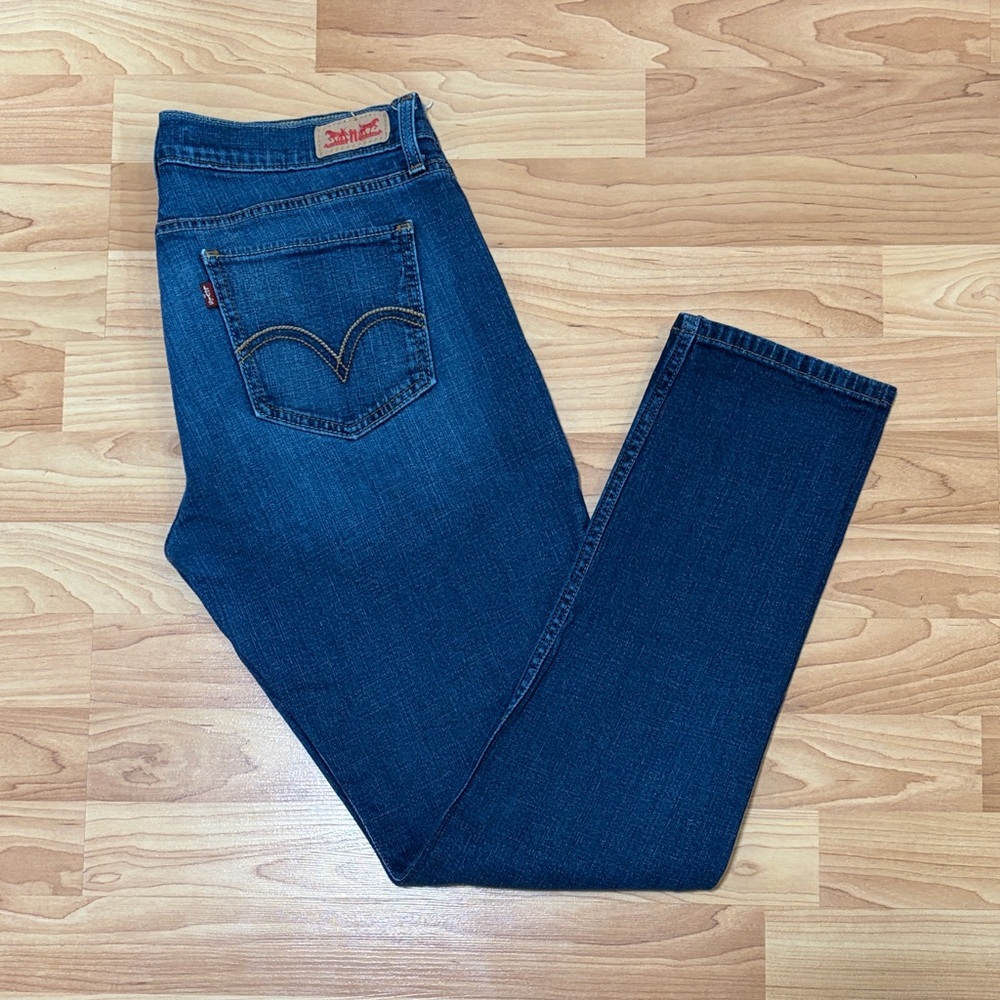 Levi's Dark Blue Straight Leg Jeans